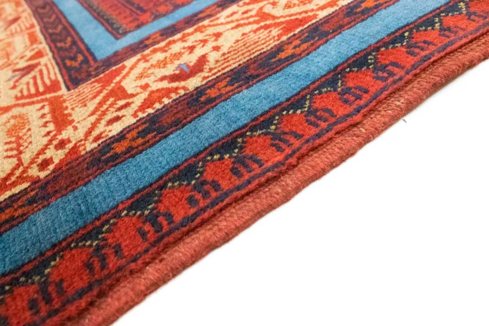 Afghanske tepper - Kunduz - 200 x 151 cm - rød