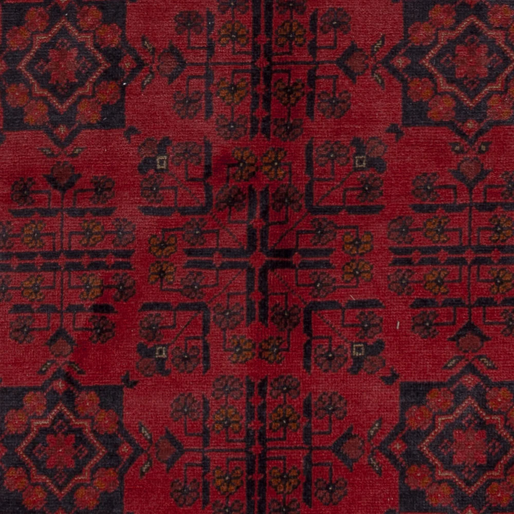 Afghanske tepper - Kunduz - 200 x 152 cm - rød