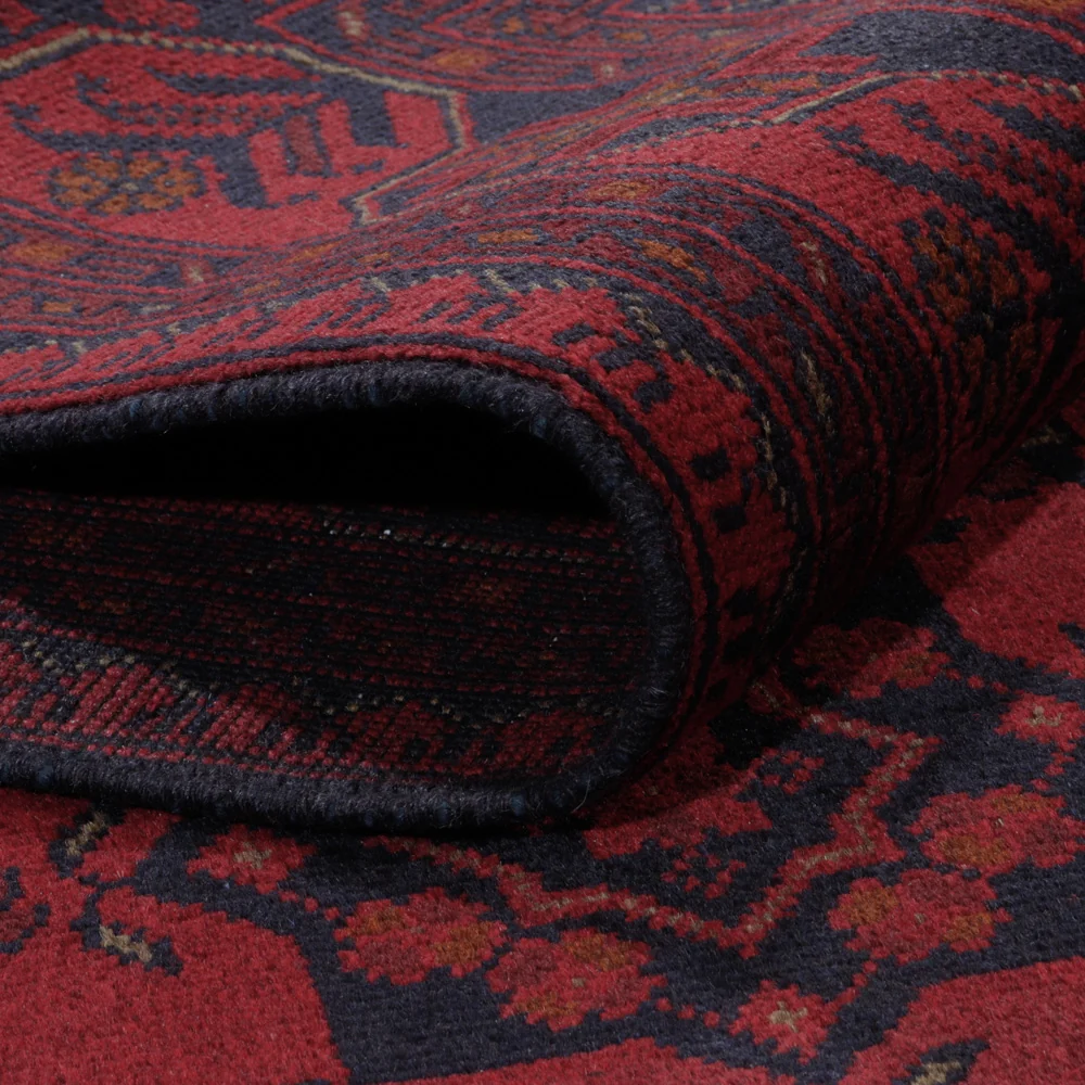 Afghanske tepper - Kunduz - 200 x 152 cm - rød