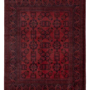 Afghanske tepper - Kunduz - 200 x 153 cm - rød