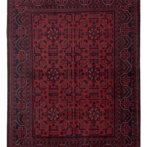 Afghanske tepper - Kunduz - 201 x 148 cm - rød