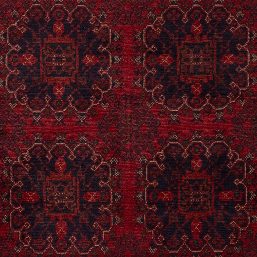 Afghanske tepper - Kunduz - 202 x 127 cm - rød