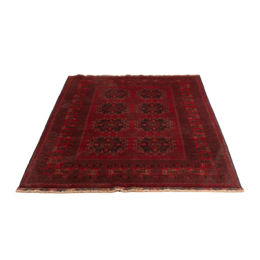 Afghanske tepper - Kunduz - 202 x 127 cm - rød