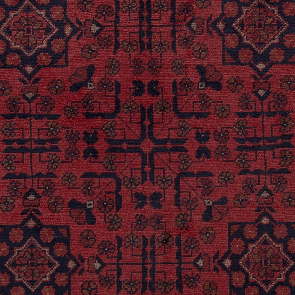 Afghanske tepper - Kunduz - 202 x 146 cm - rød