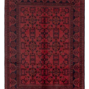 Afghanske tepper - Kunduz - 202 x 146 cm - rød