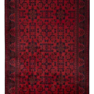 Afghanske tepper - Kunduz - 203 x 128 cm - rød