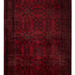 Afghanske tepper - Kunduz - 203 x 129 cm - rød