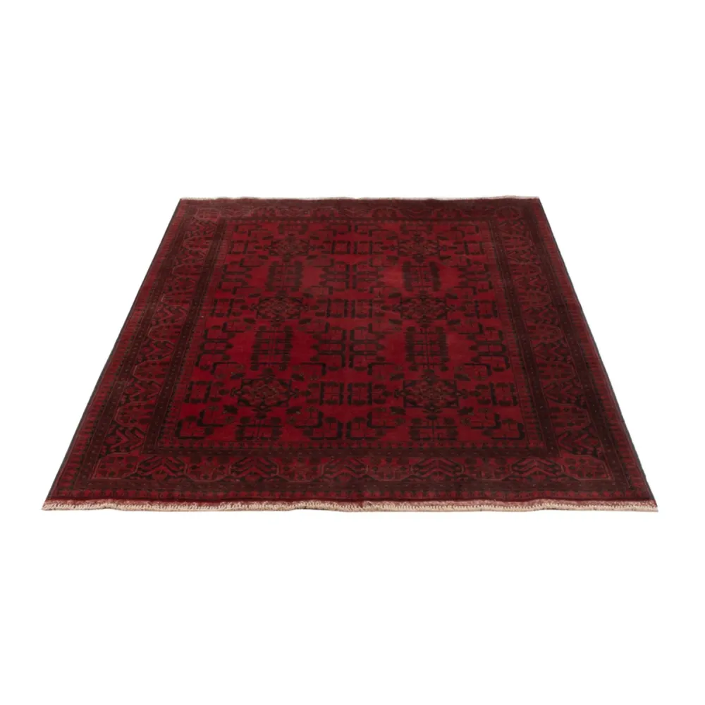 Afghanske tepper - Kunduz - 203 x 129 cm - rød