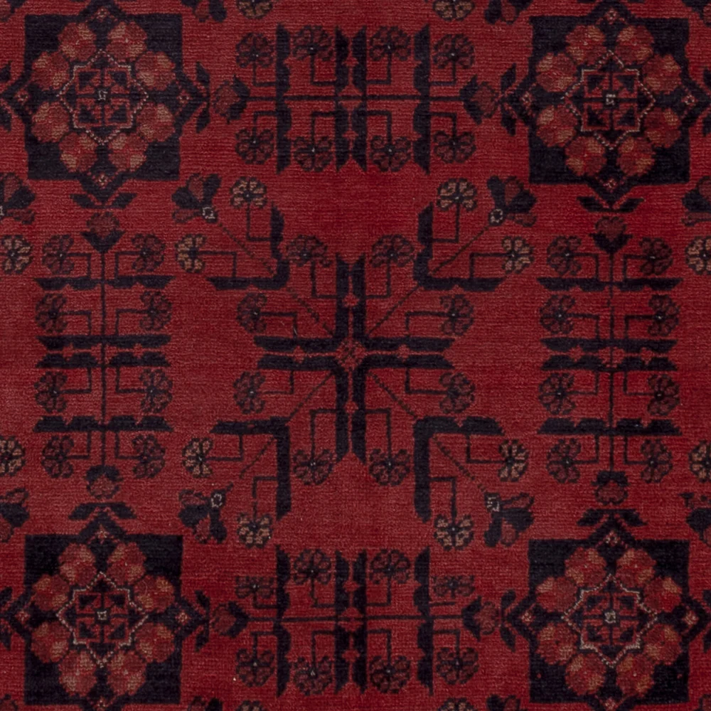 Afghanske tepper - Kunduz - 203 x 151 cm - rød