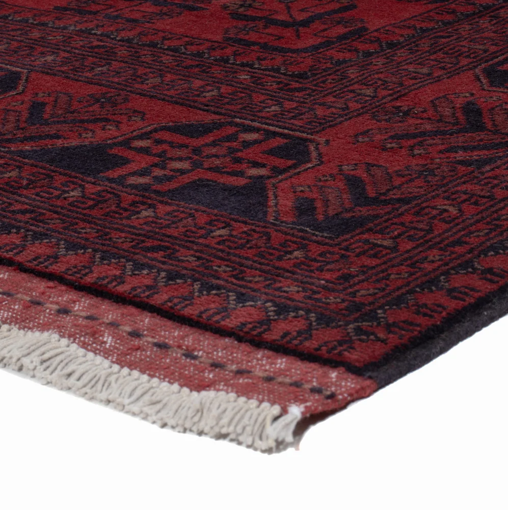 Afghanske tepper - Kunduz - 203 x 151 cm - rød