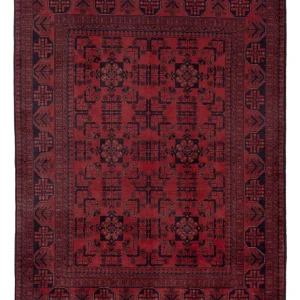 Afghanske tepper - Kunduz - 203 x 151 cm - rød