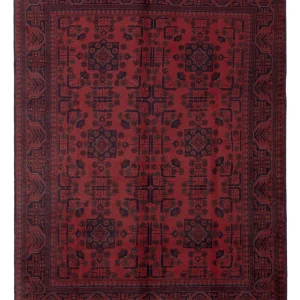Afghanske tepper - Kunduz - 203 x 152 cm - rød