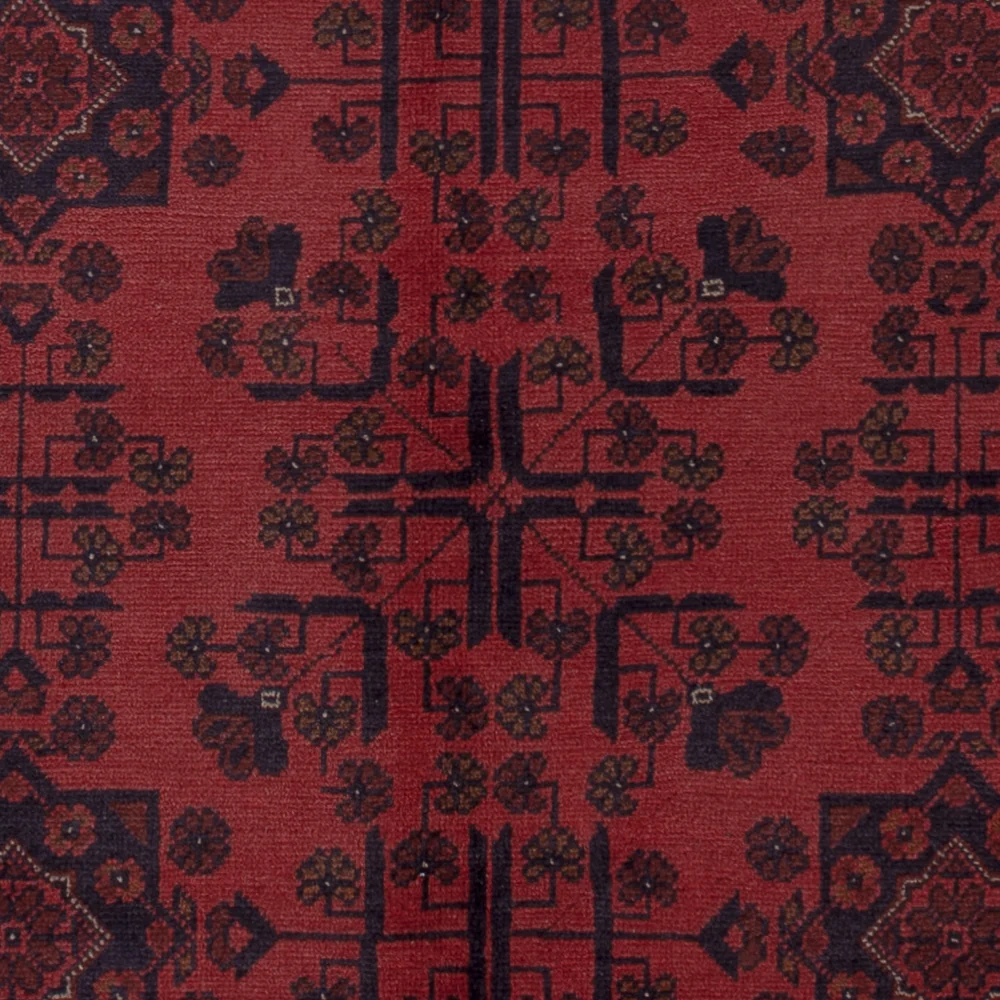 Afghanske tepper - Kunduz - 203 x 152 cm - rød
