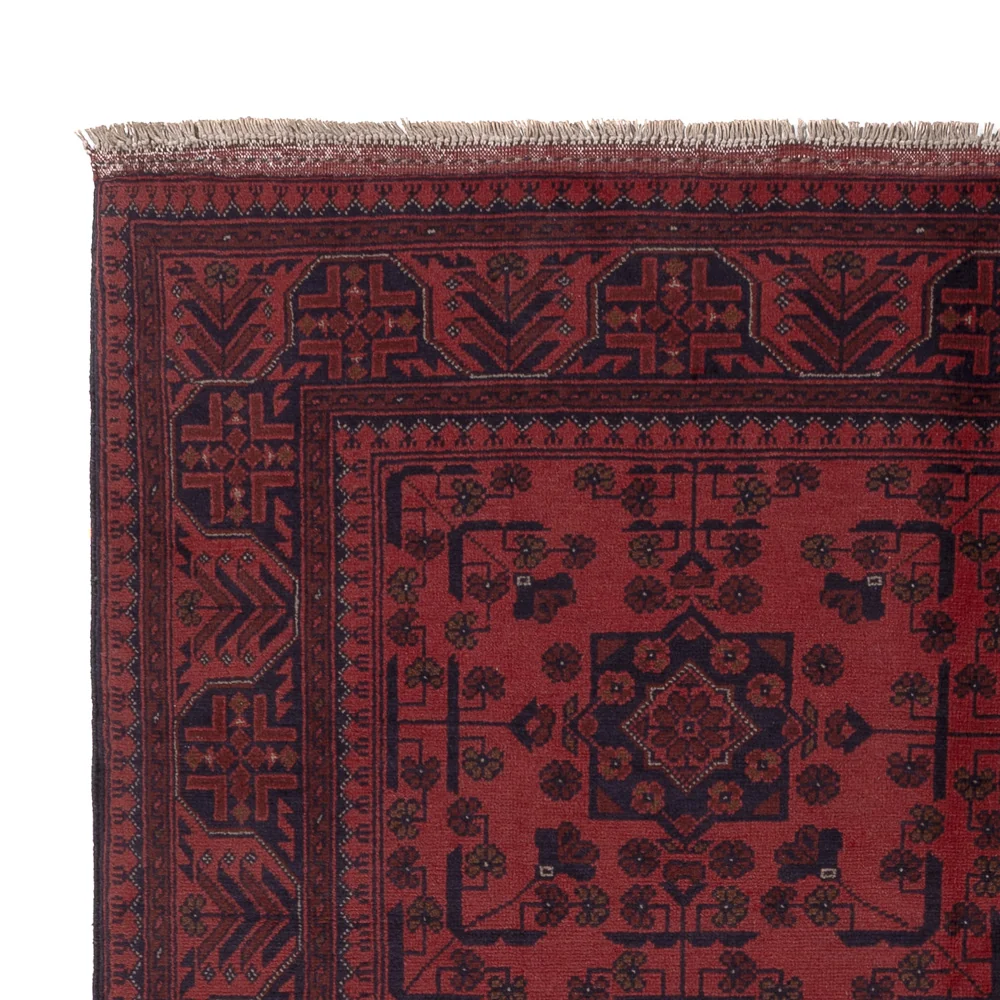 Afghanske tepper - Kunduz - 203 x 152 cm - rød