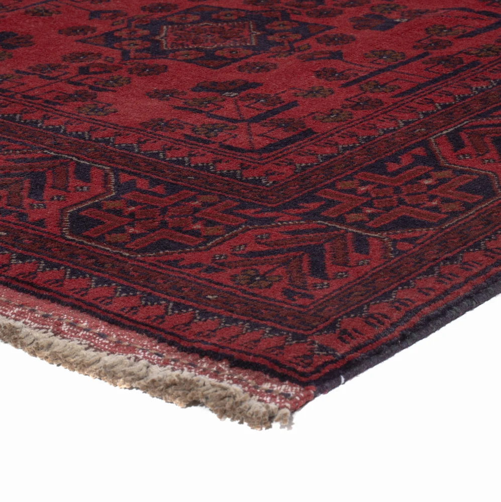 Afghanske tepper - Kunduz - 203 x 152 cm - rød