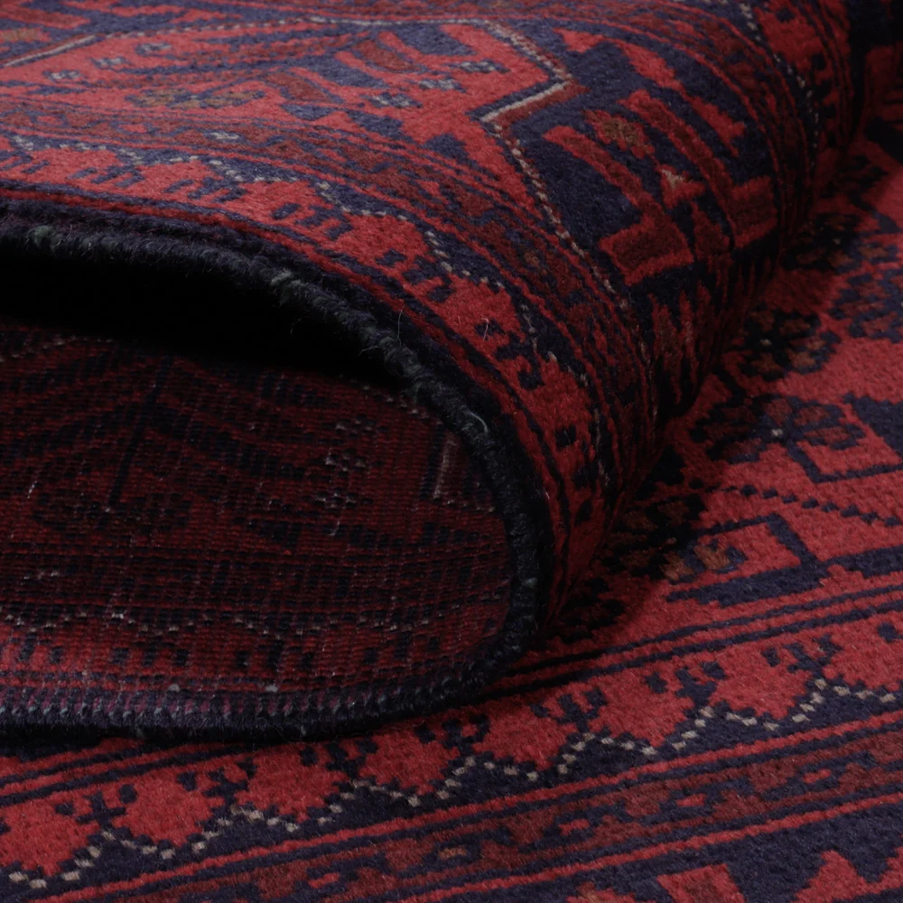 Afghanske tepper - Kunduz - 203 x 152 cm - rød