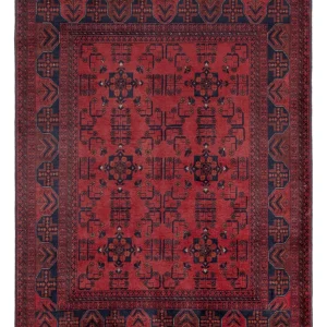 Afghanske tepper - Kunduz - 203 x 154 cm - rød