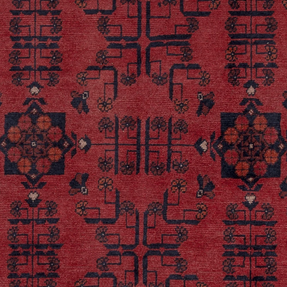 Afghanske tepper - Kunduz - 203 x 154 cm - rød