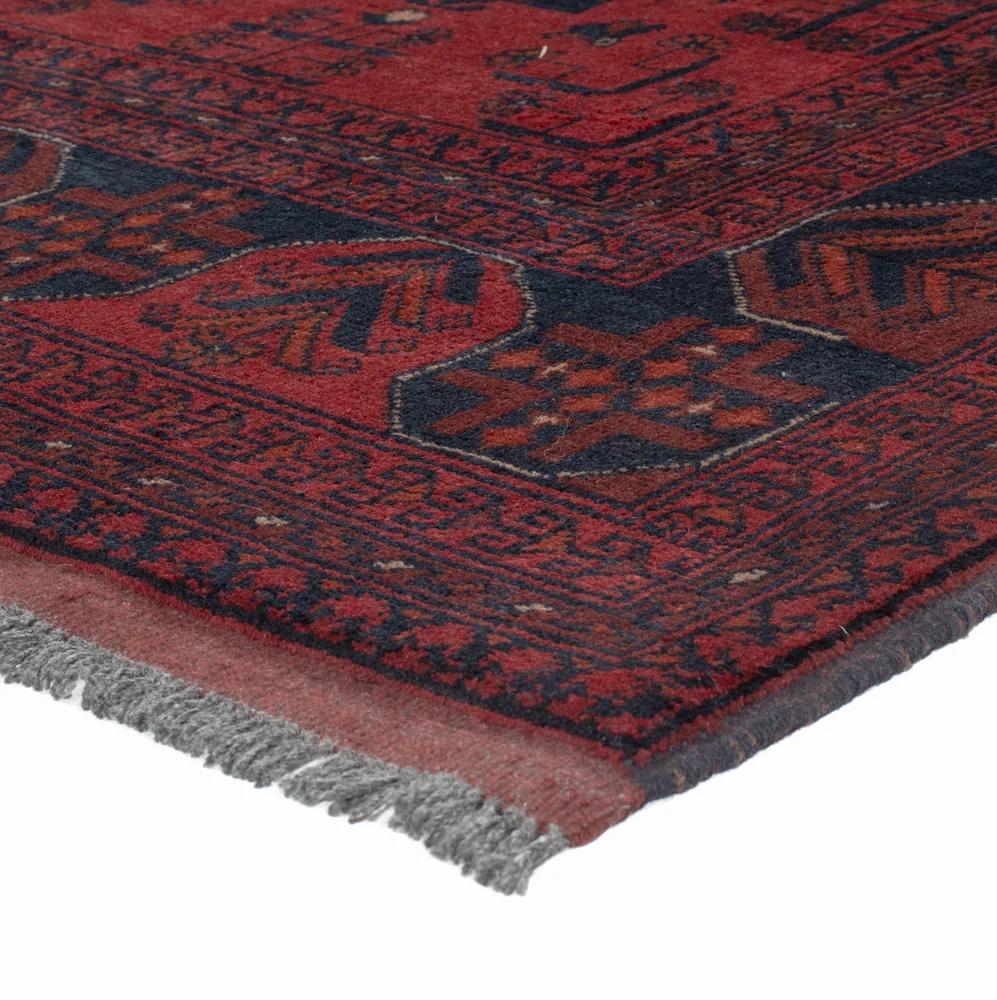 Afghanske tepper - Kunduz - 203 x 154 cm - rød