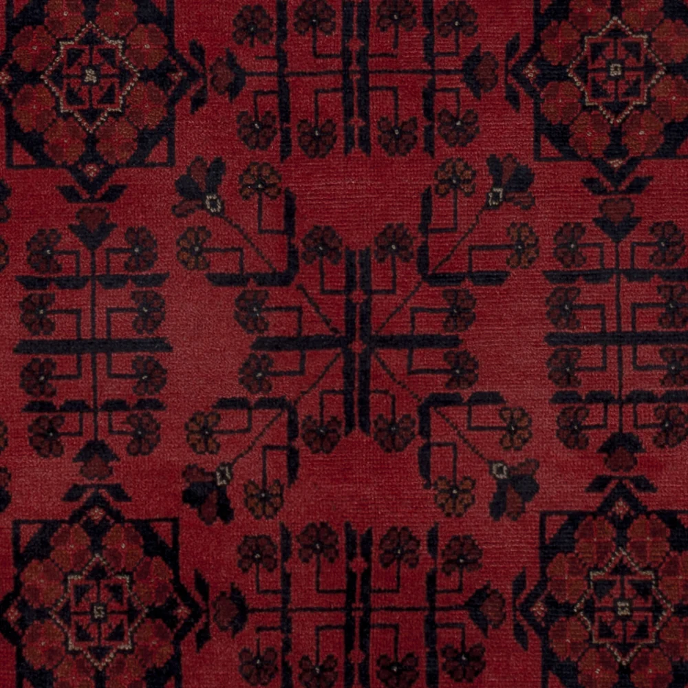 Afghanske tepper - Kunduz - 205 x 147 cm - rød