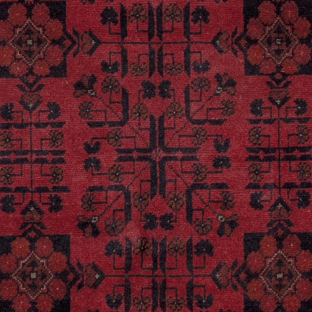 Afghanske tepper - Kunduz - 206 x 151 cm - rød