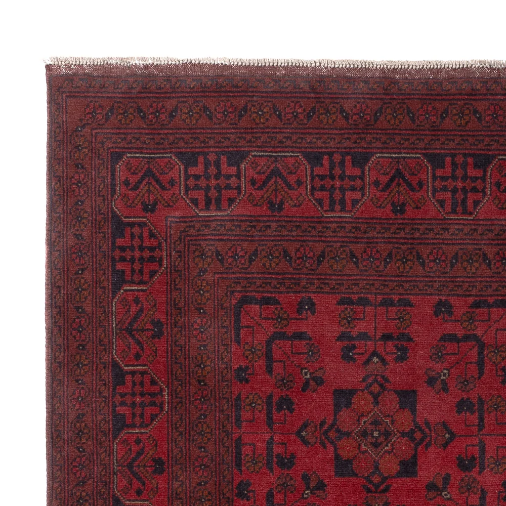 Afghanske tepper - Kunduz - 206 x 151 cm - rød