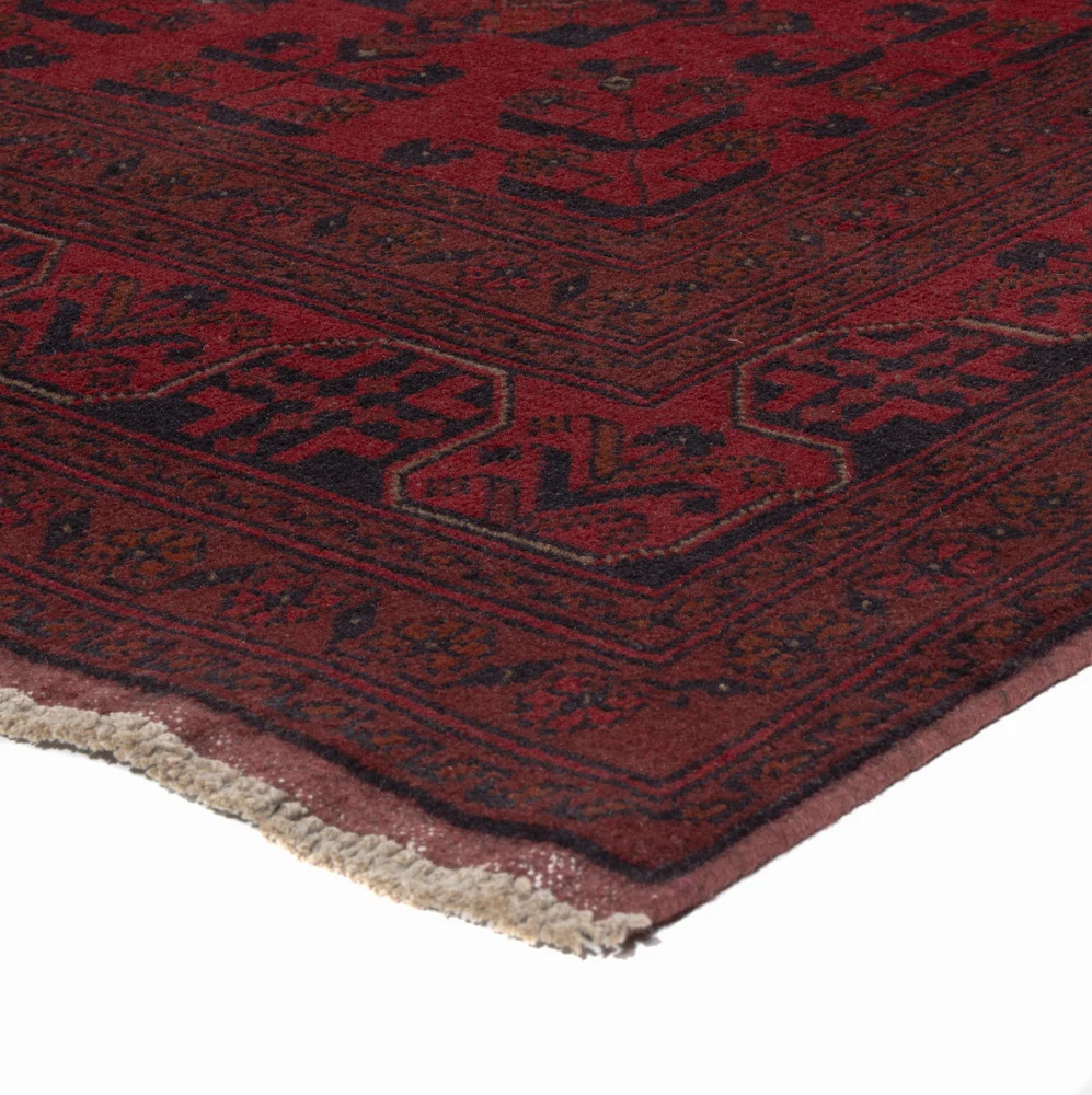Afghanske tepper - Kunduz - 206 x 151 cm - rød