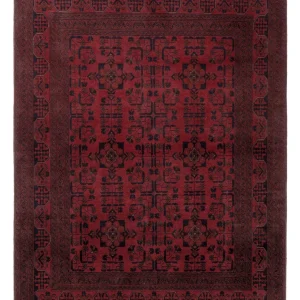 Afghanske tepper - Kunduz - 206 x 151 cm - rød