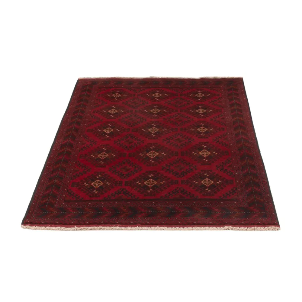 Afghanske tepper - Kunduz - 207 x 125 cm - rød