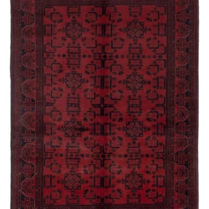 Afghanske tepper - Kunduz - 207 x 148 cm - rød