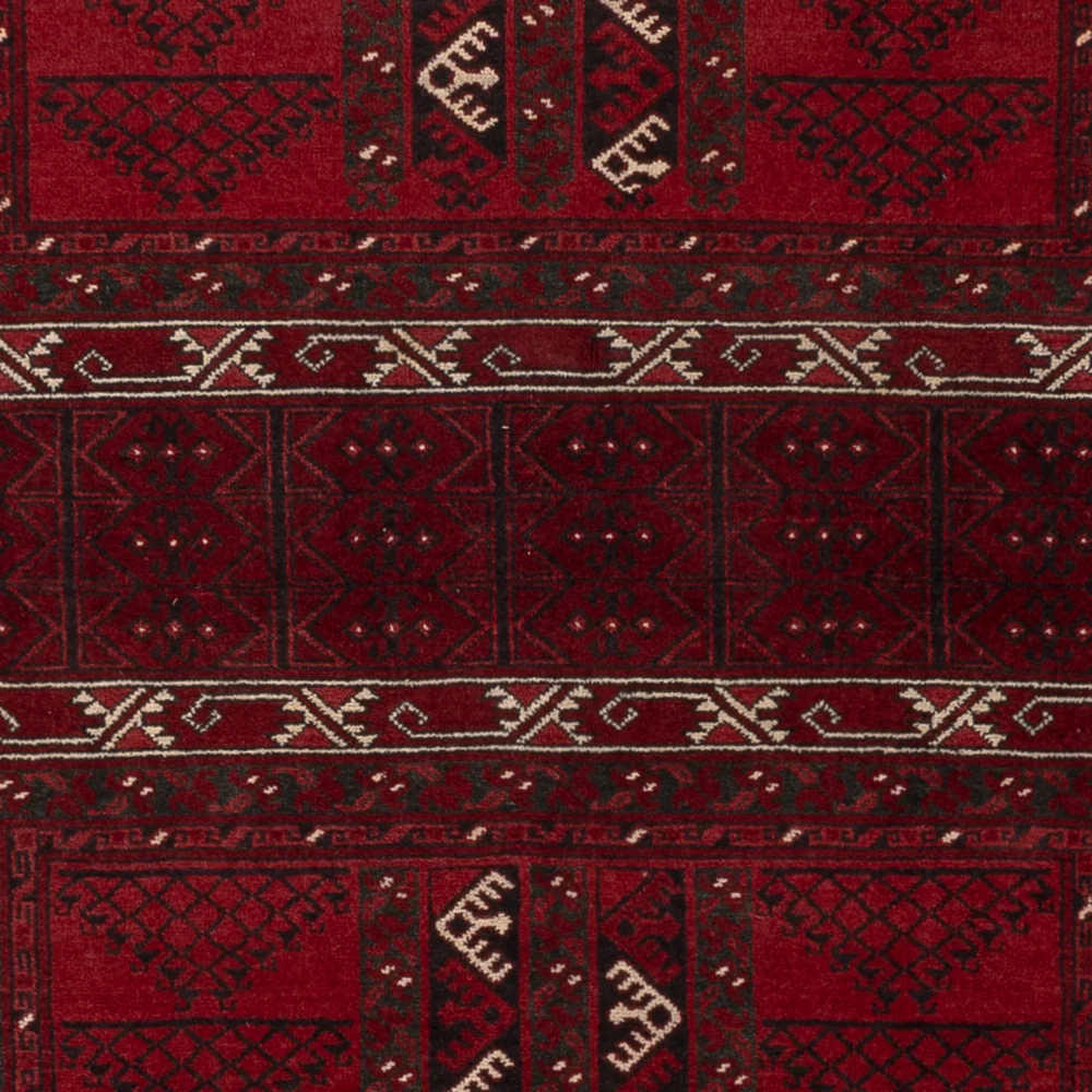 Afghanske tepper - Kunduz - 222 x 150 cm - rød