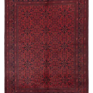 Afghanske tepper - Kunduz - 227 x 171 cm - rød