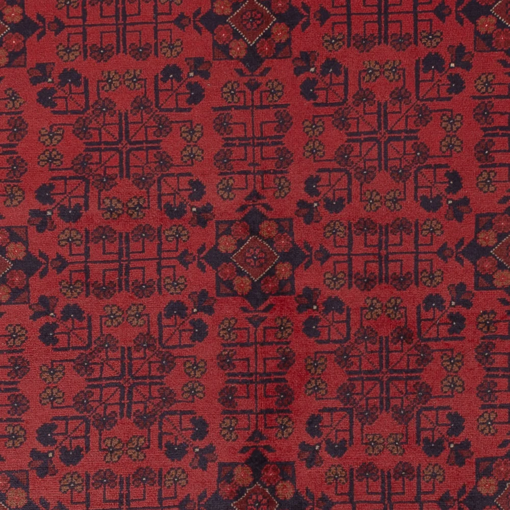 Afghanske tepper - Kunduz - 227 x 171 cm - rød