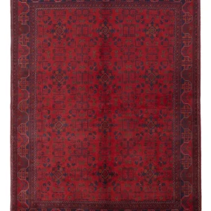 Afghanske tepper - Kunduz - 227 x 174 cm - rød