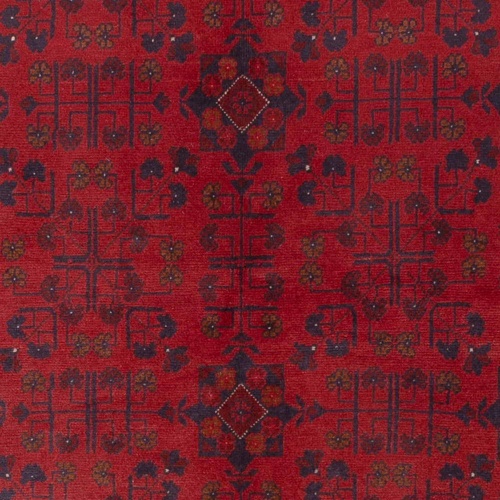 Afghanske tepper - Kunduz - 227 x 174 cm - rød