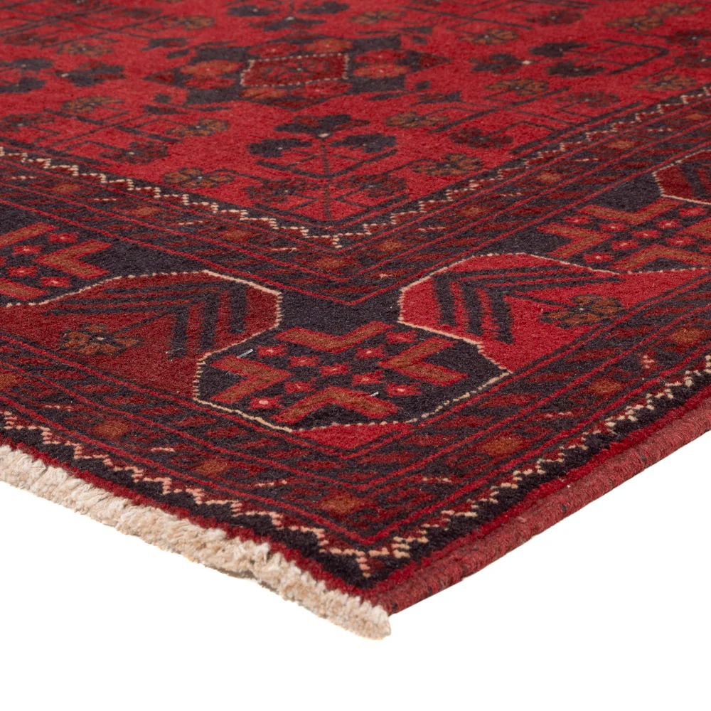 Afghanske tepper - Kunduz - 227 x 174 cm - rød