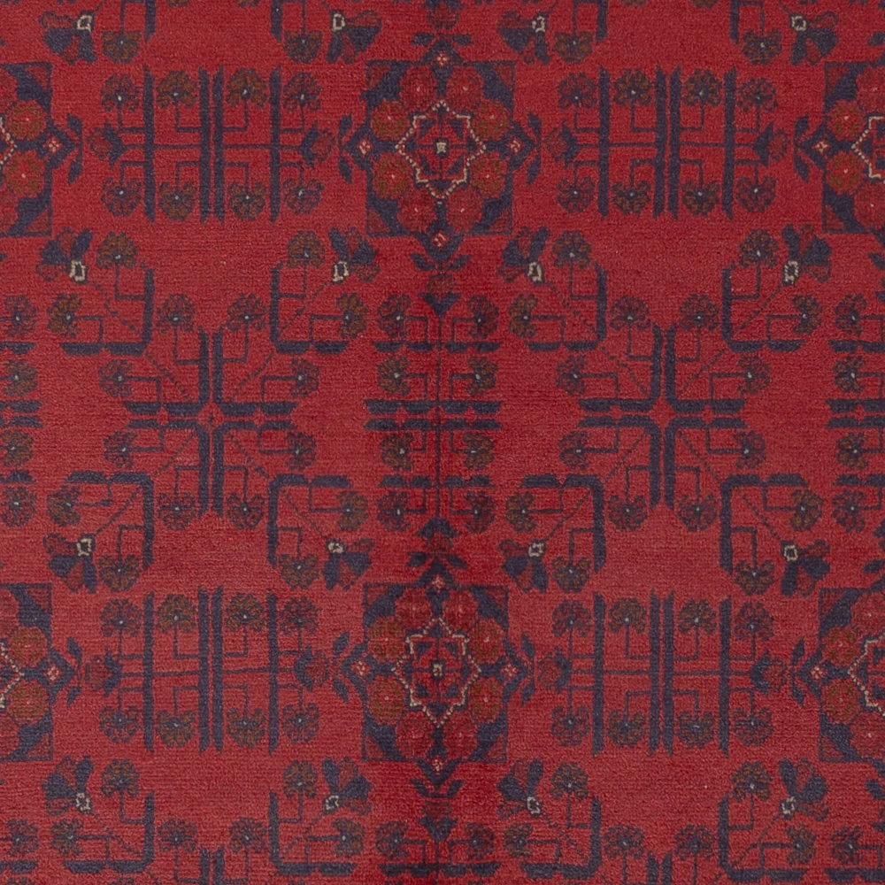 Afghanske tepper - Kunduz - 229 x 177 cm - rød