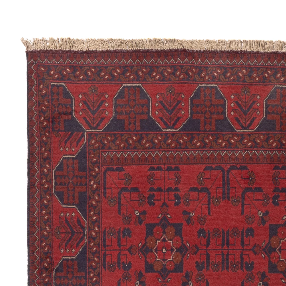 Afghanske tepper - Kunduz - 230 x 171 cm - rød
