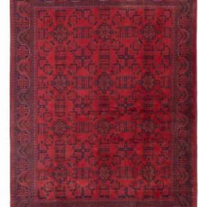 Afghanske tepper - Kunduz - 231 x 173 cm - rød