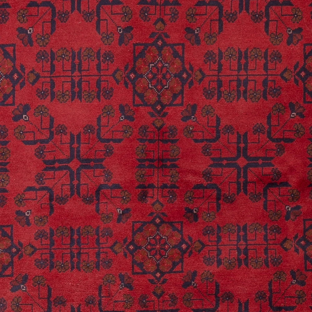 Afghanske tepper - Kunduz - 231 x 173 cm - rød