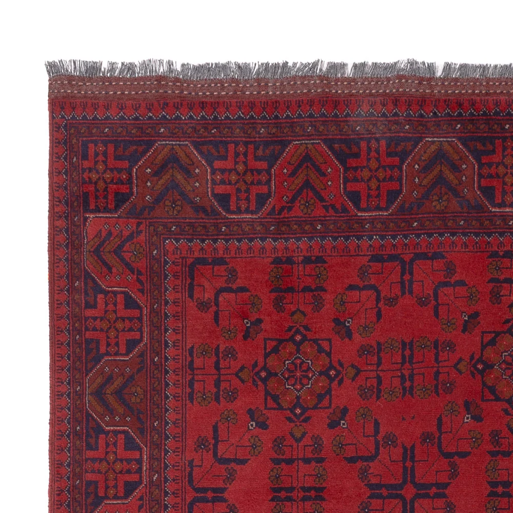 Afghanske tepper - Kunduz - 231 x 173 cm - rød