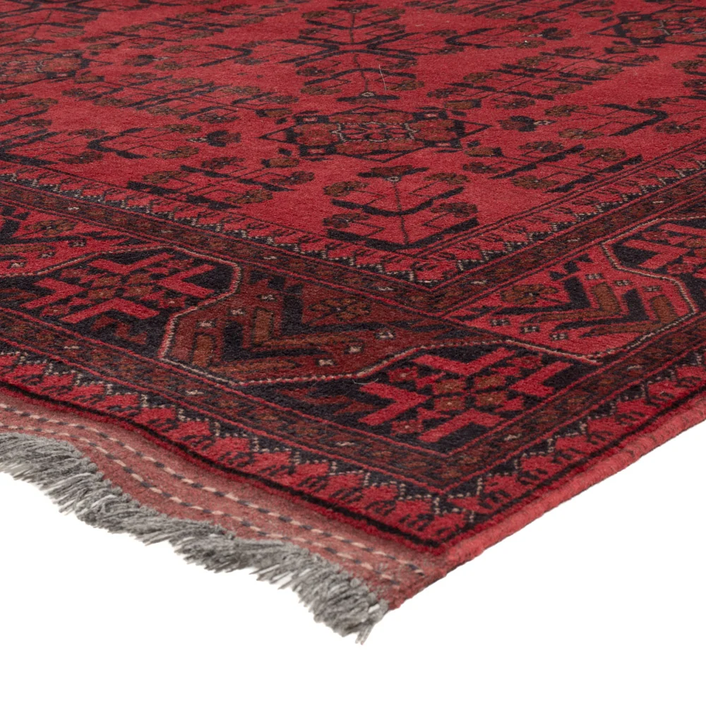 Afghanske tepper - Kunduz - 231 x 173 cm - rød