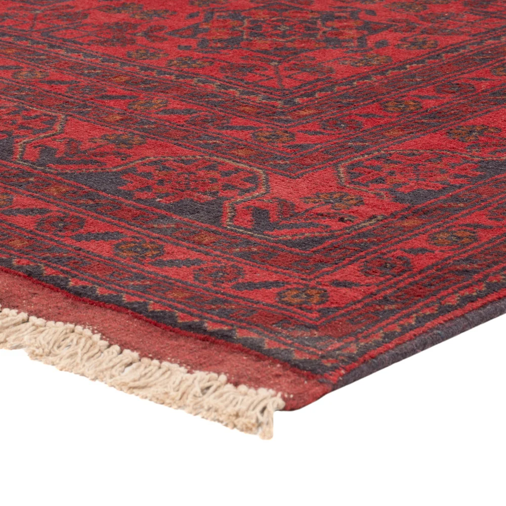 Afghanske tepper - Kunduz - 231 x 176 cm - rød