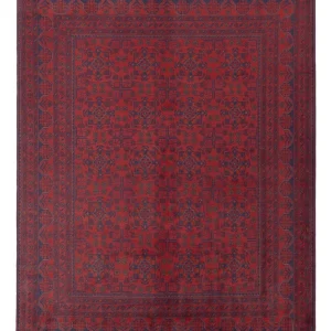 Afghanske tepper - Kunduz - 231 x 176 cm - rød