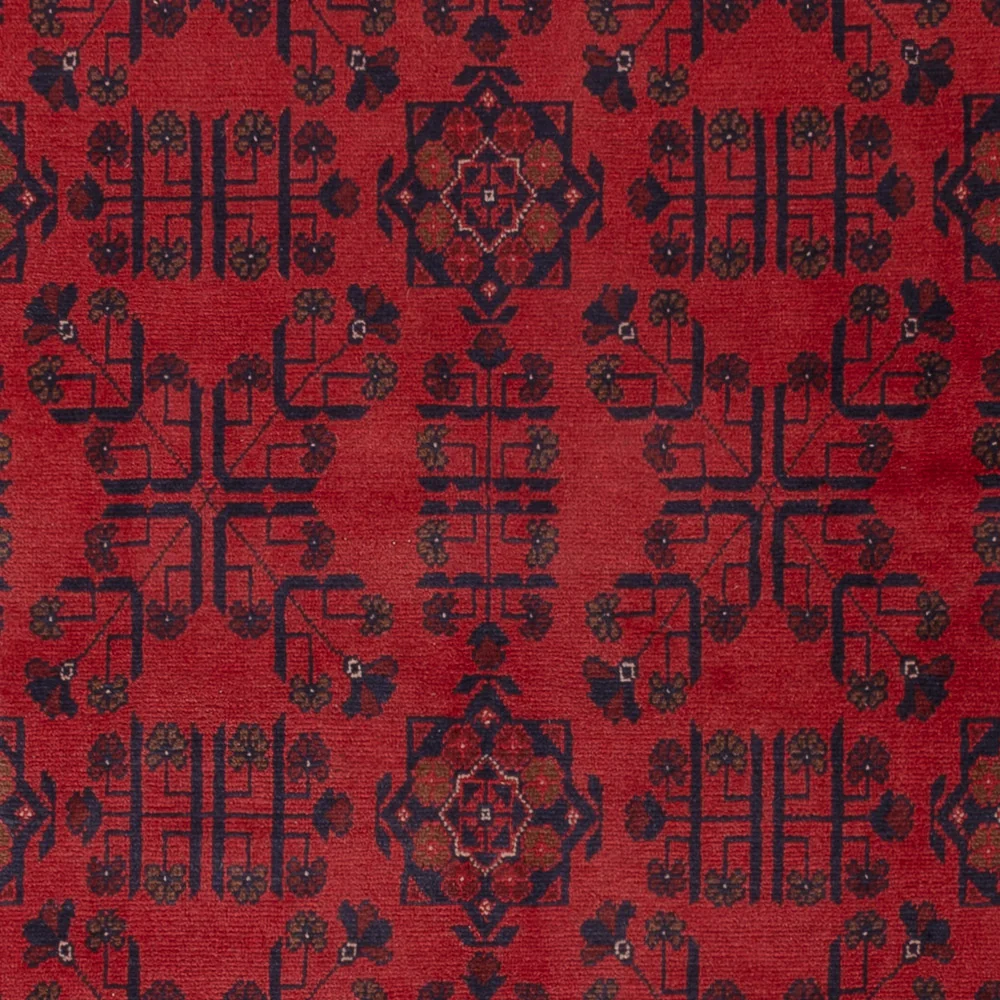 Afghanske tepper - Kunduz - 232 x 169 cm - rød