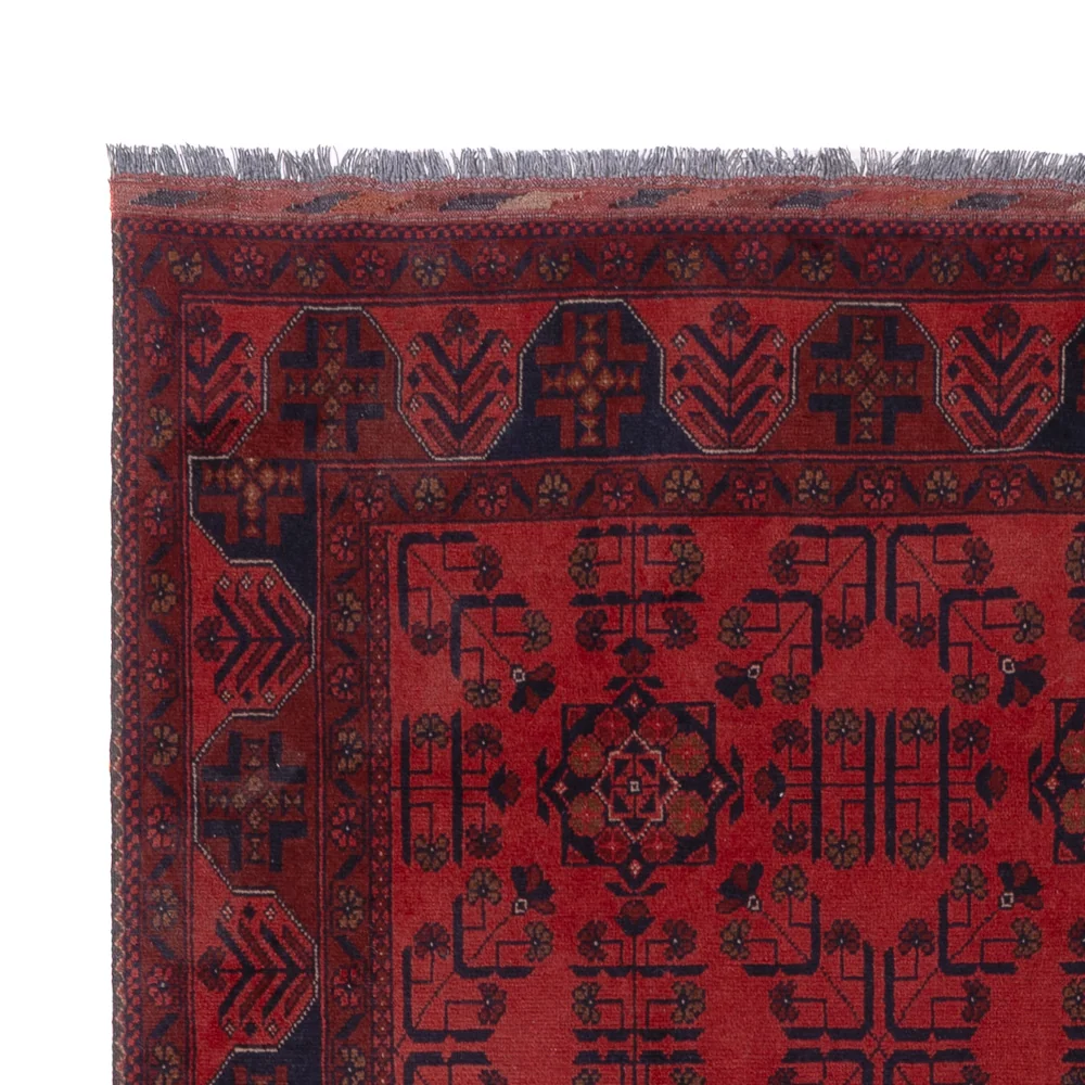 Afghanske tepper - Kunduz - 232 x 169 cm - rød
