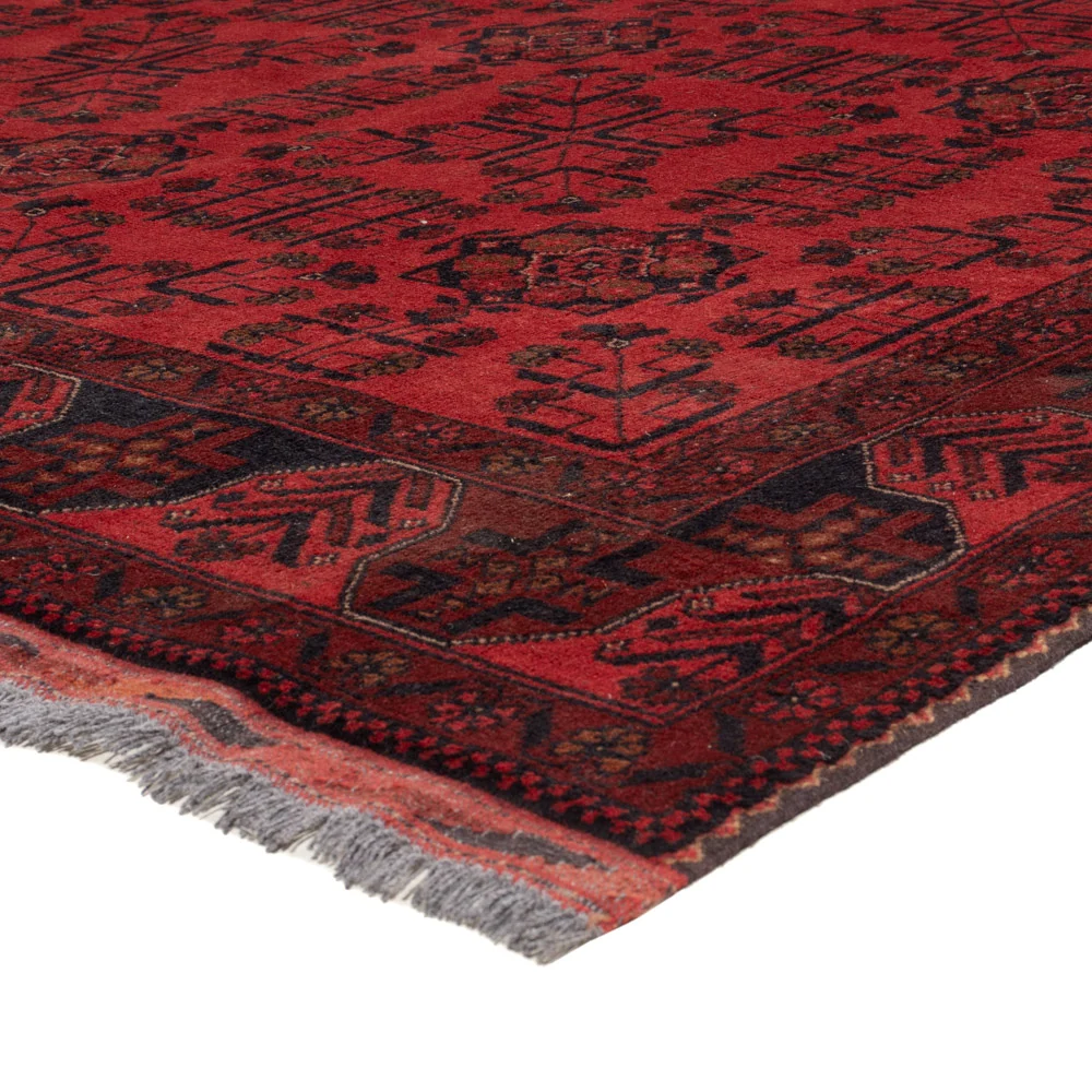 Afghanske tepper - Kunduz - 232 x 169 cm - rød