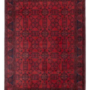 Afghanske tepper - Kunduz - 232 x 169 cm - rød