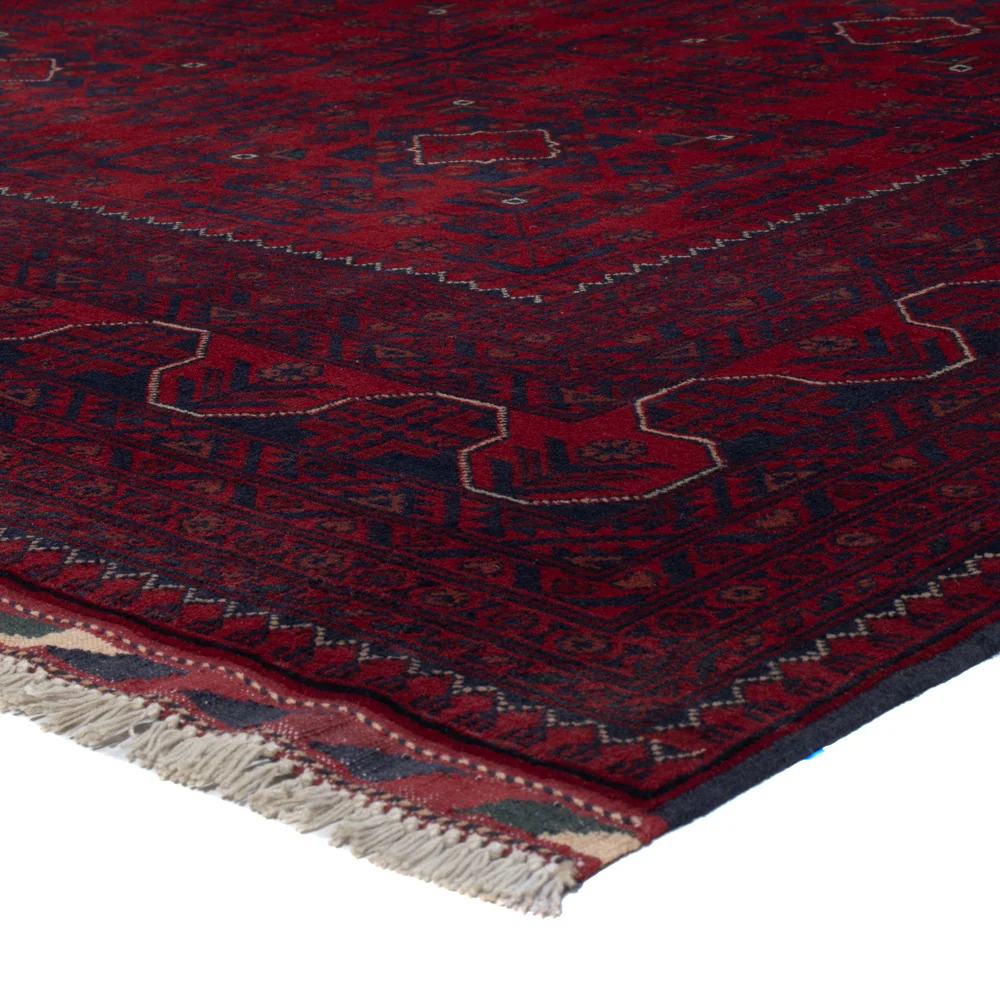 Afghanske tepper - Kunduz - 233 x 170 cm - mørk rød
