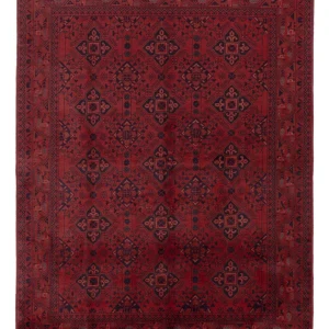 Afghanske tepper - Kunduz - 233 x 171 cm - rød